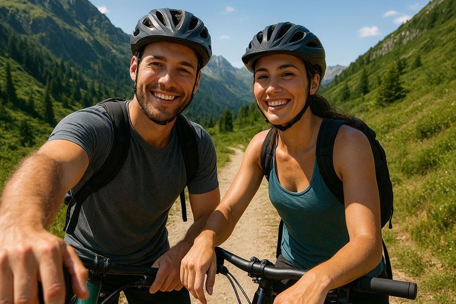 Unsere Bike-Tour - UnserFilm.com (KI-generiertes Bild)